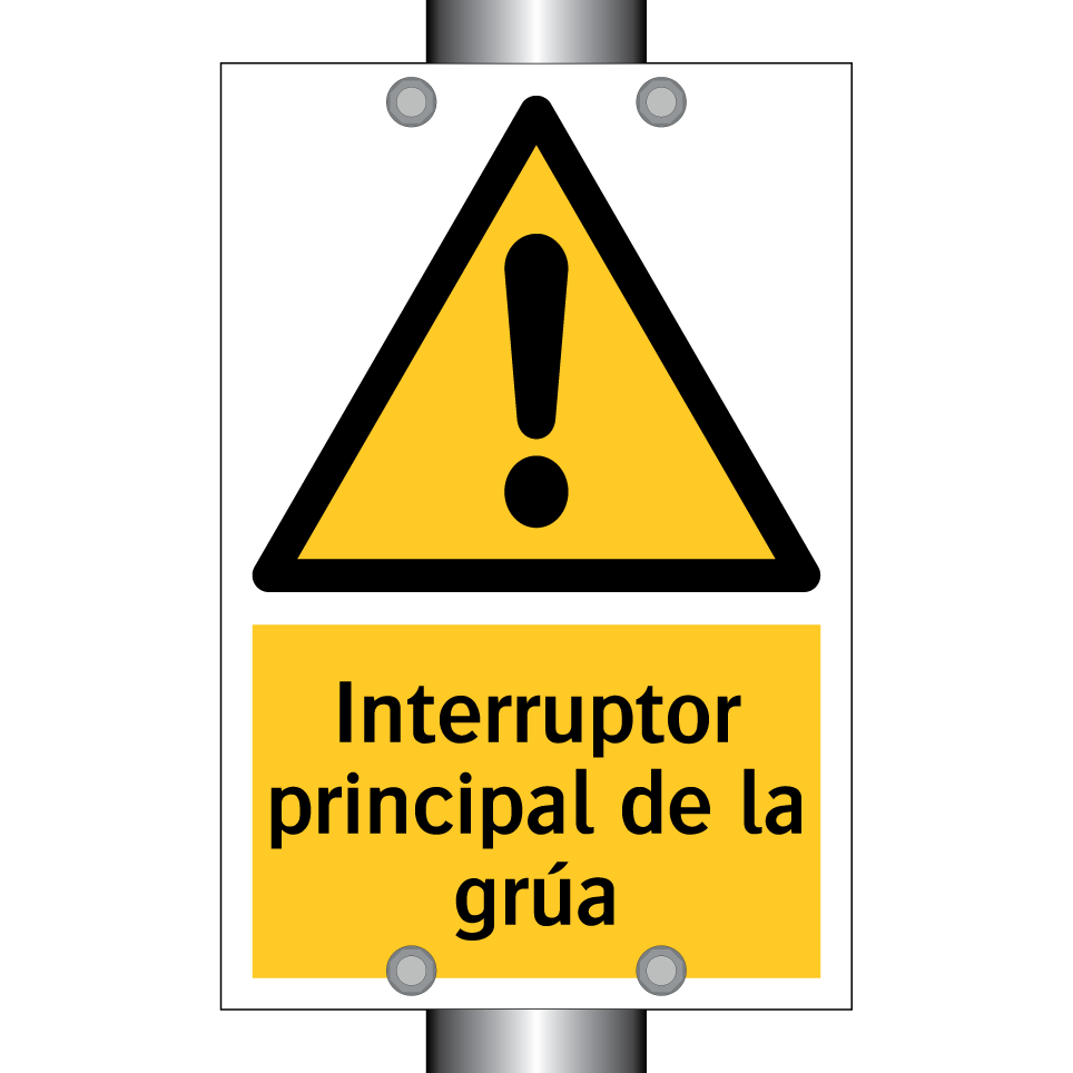 Interruptor principal de la grúa