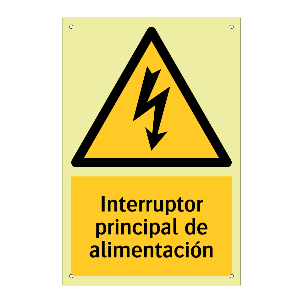 Interruptor principal de alimentación