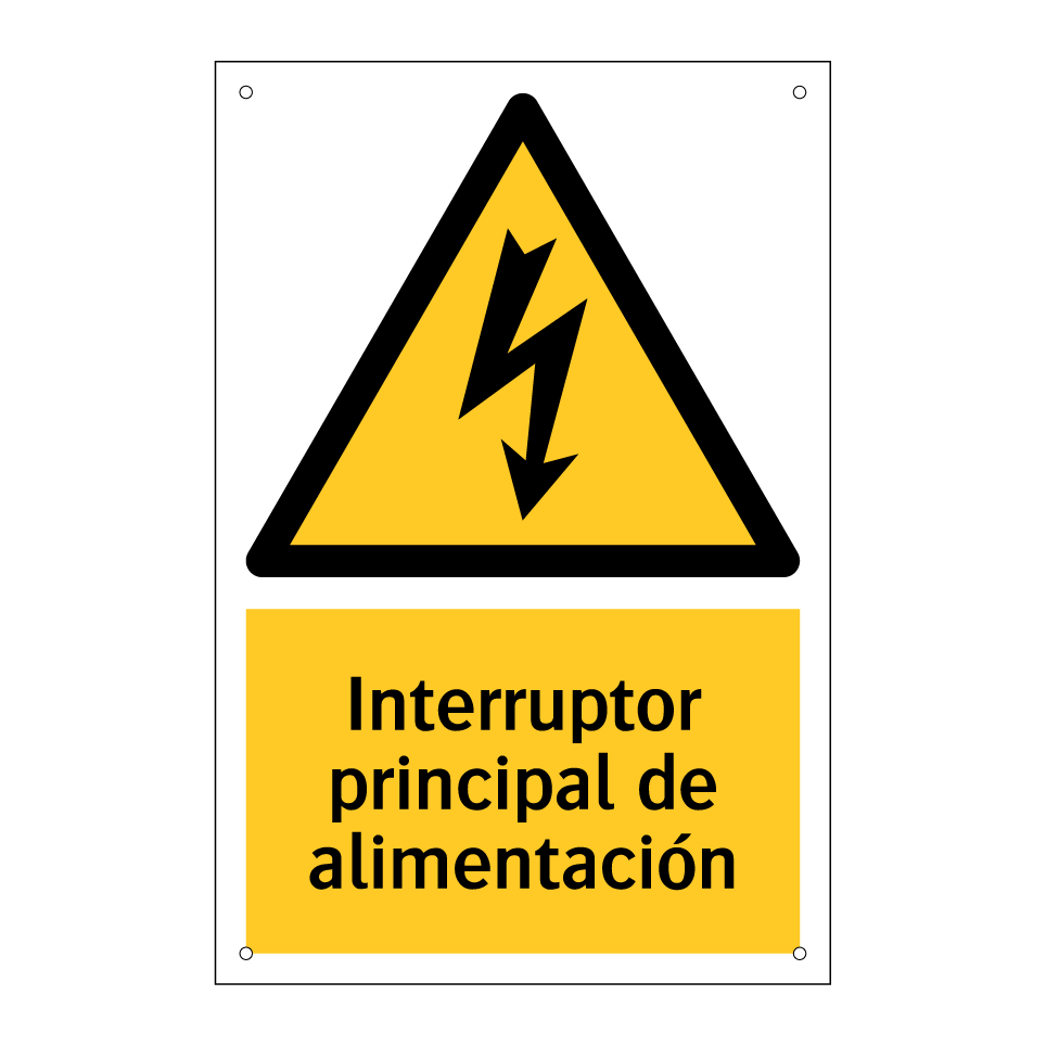 Interruptor principal de alimentación