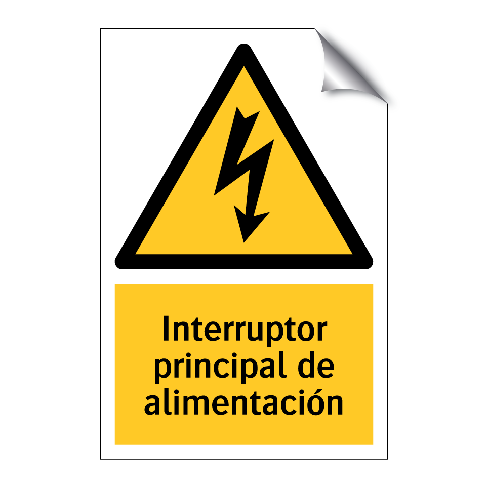 Interruptor principal de alimentación