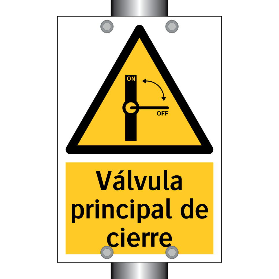Válvula principal de cierre