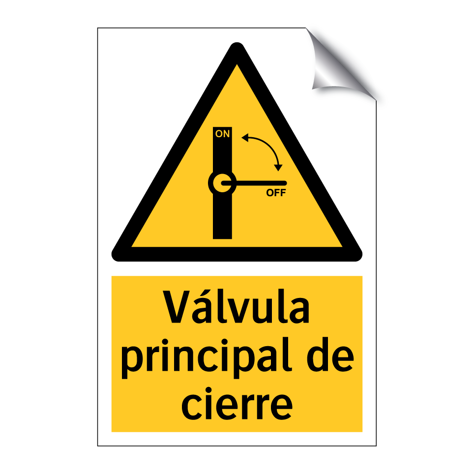 Válvula principal de cierre
