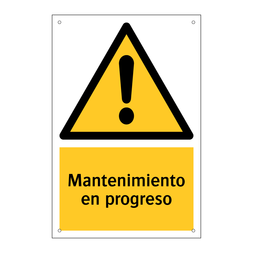 Mantenimiento en progreso