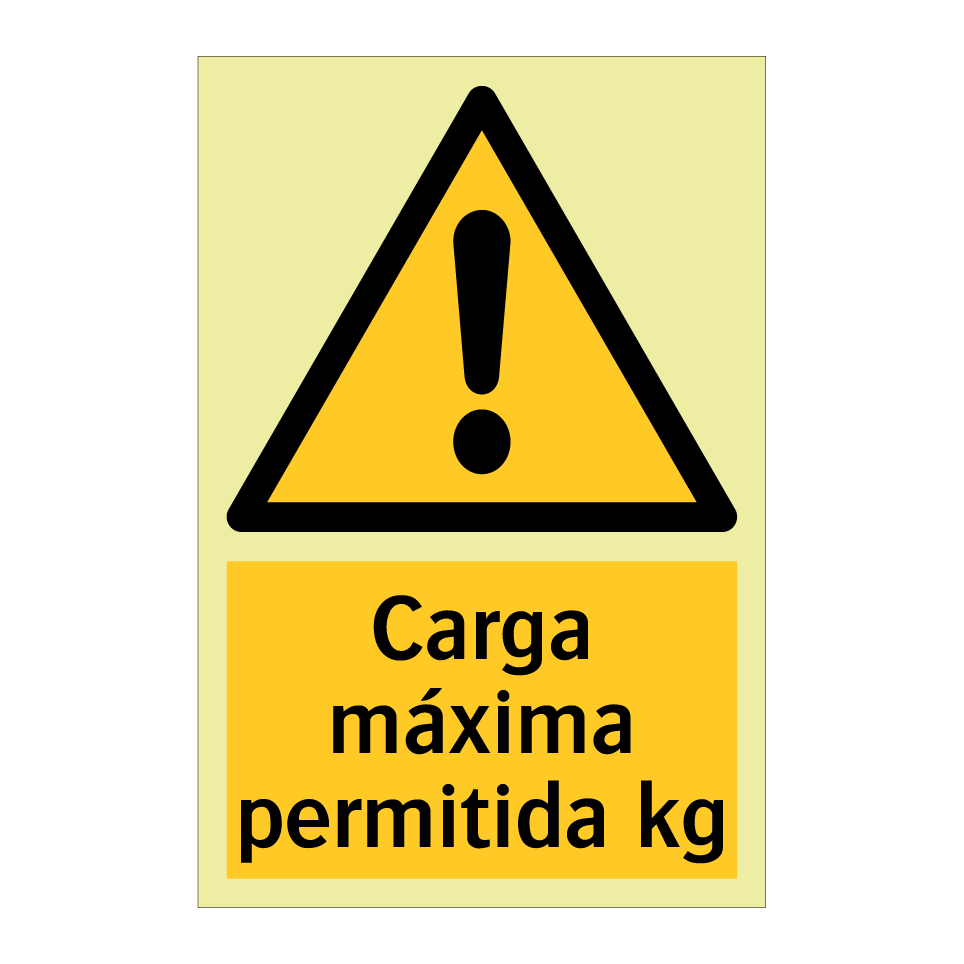 Carga máxima permitida kg