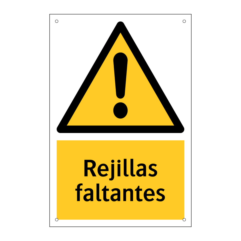 Rejillas faltantes