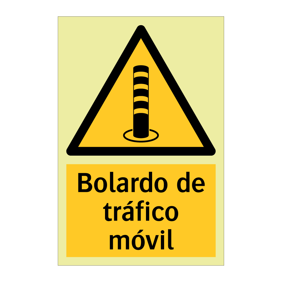 Bolardo de tráfico móvil