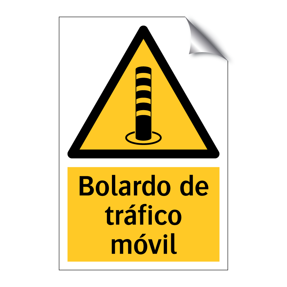 Bolardo de tráfico móvil
