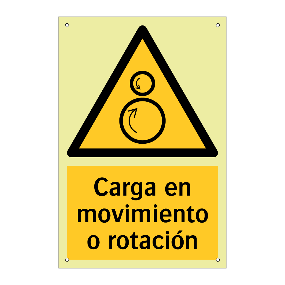 Carga en movimiento o rotación