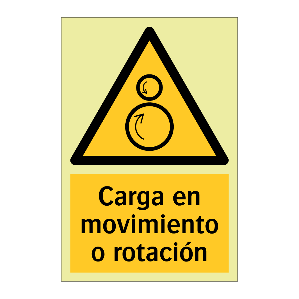Carga en movimiento o rotación