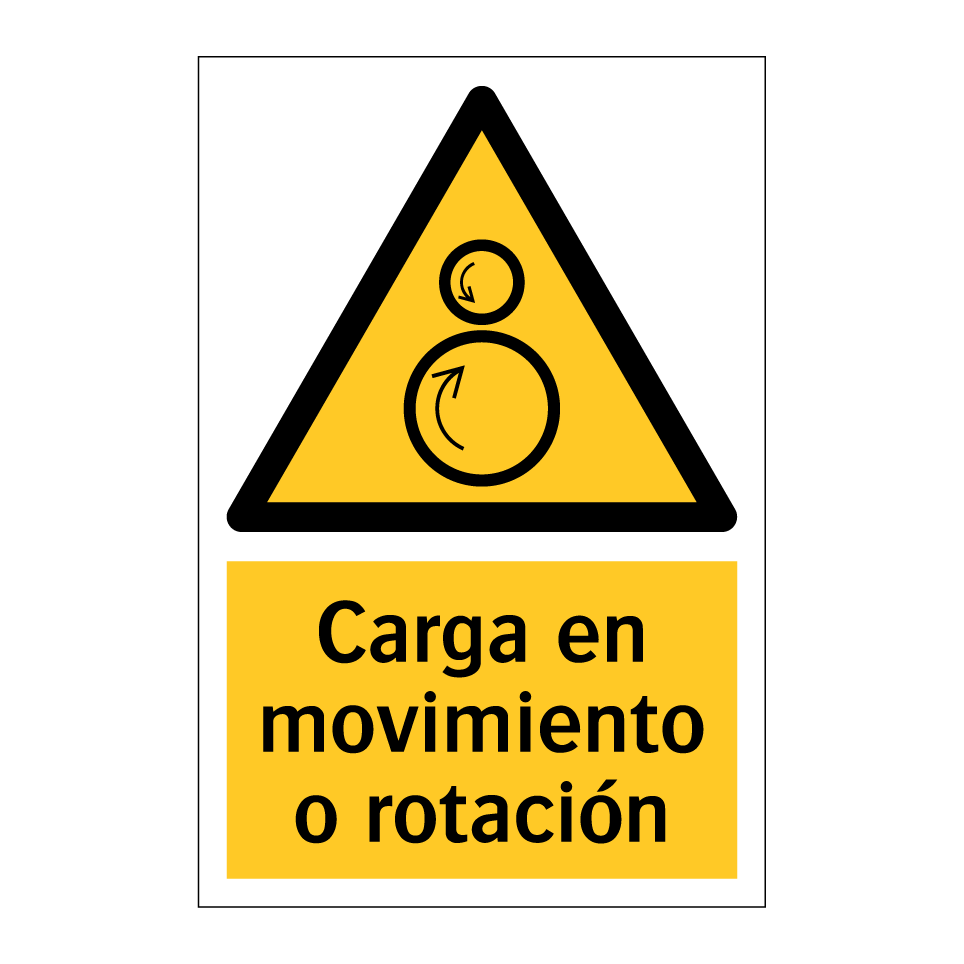 Carga en movimiento o rotación