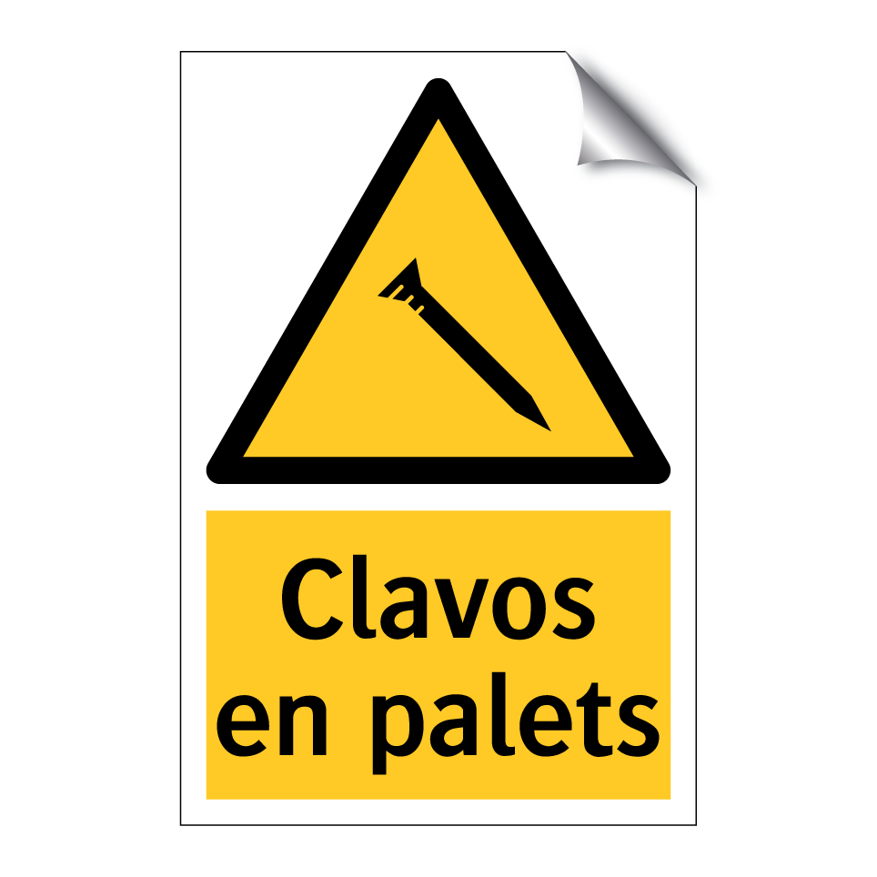 Clavos en palets