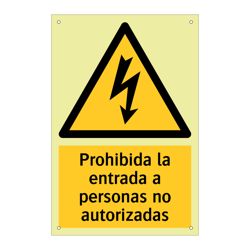 Prohibida la entrada a personas no autorizadas