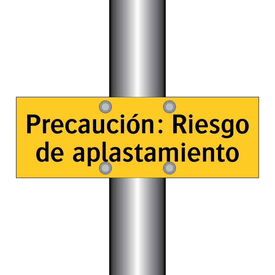 Precaución: Riesgo de aplastamiento