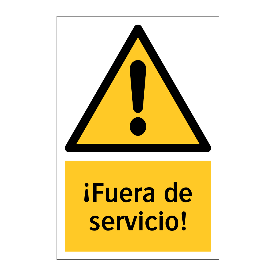 ¡Fuera de servicio!