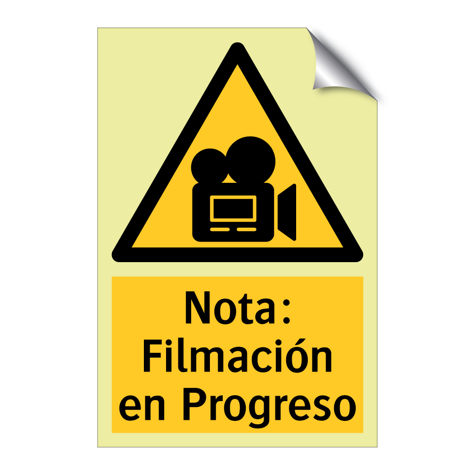 Nota: Filmación en Progreso