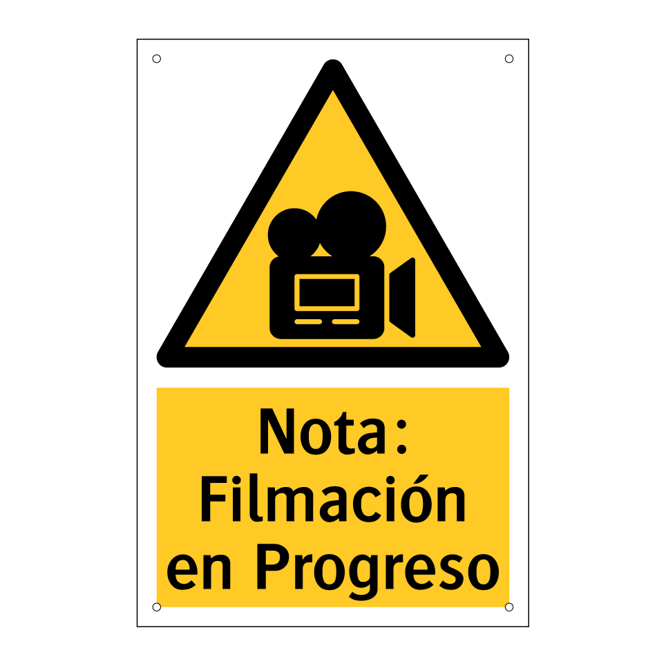 Nota: Filmación en Progreso