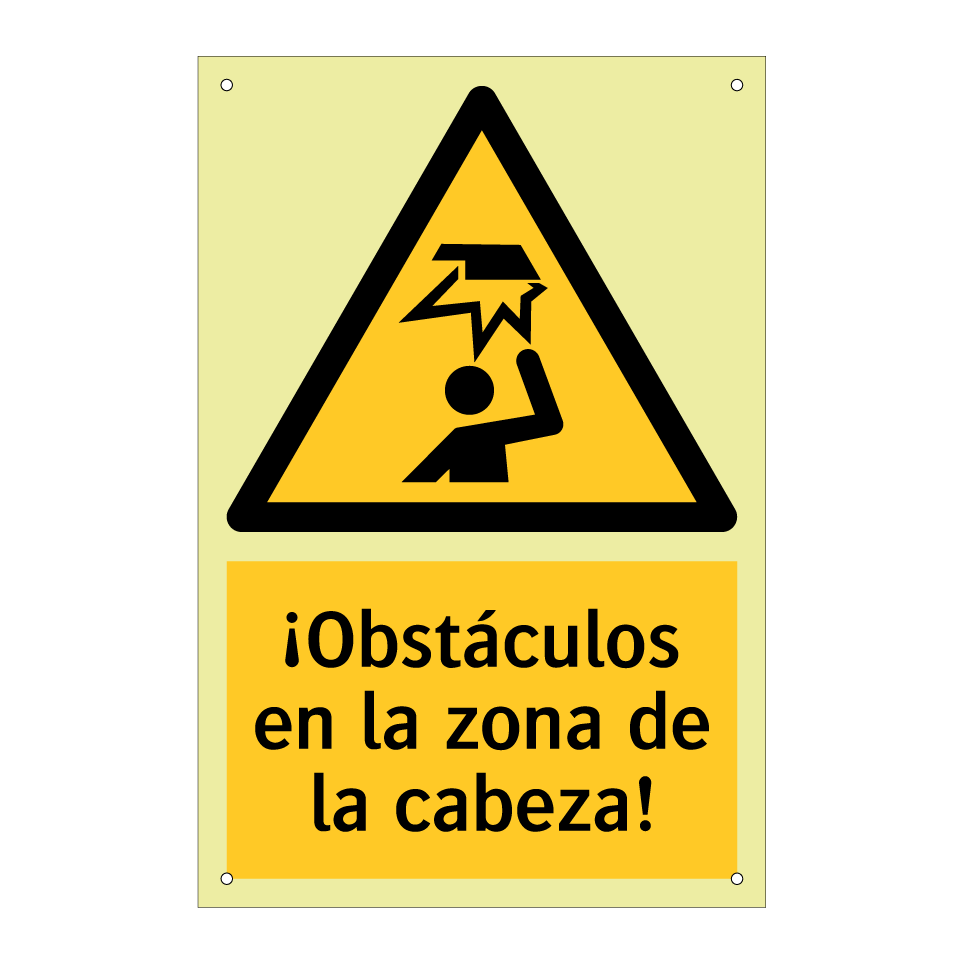¡Obstáculos en la zona de la cabeza!