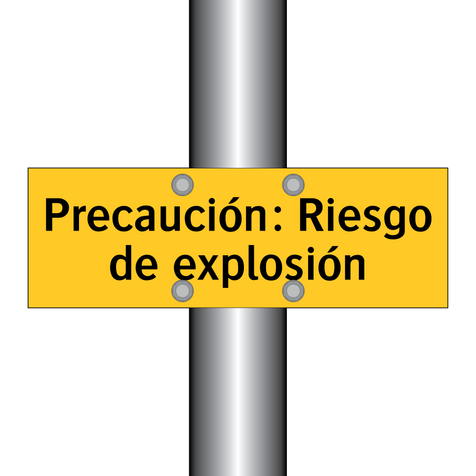Precaución: Riesgo de explosión