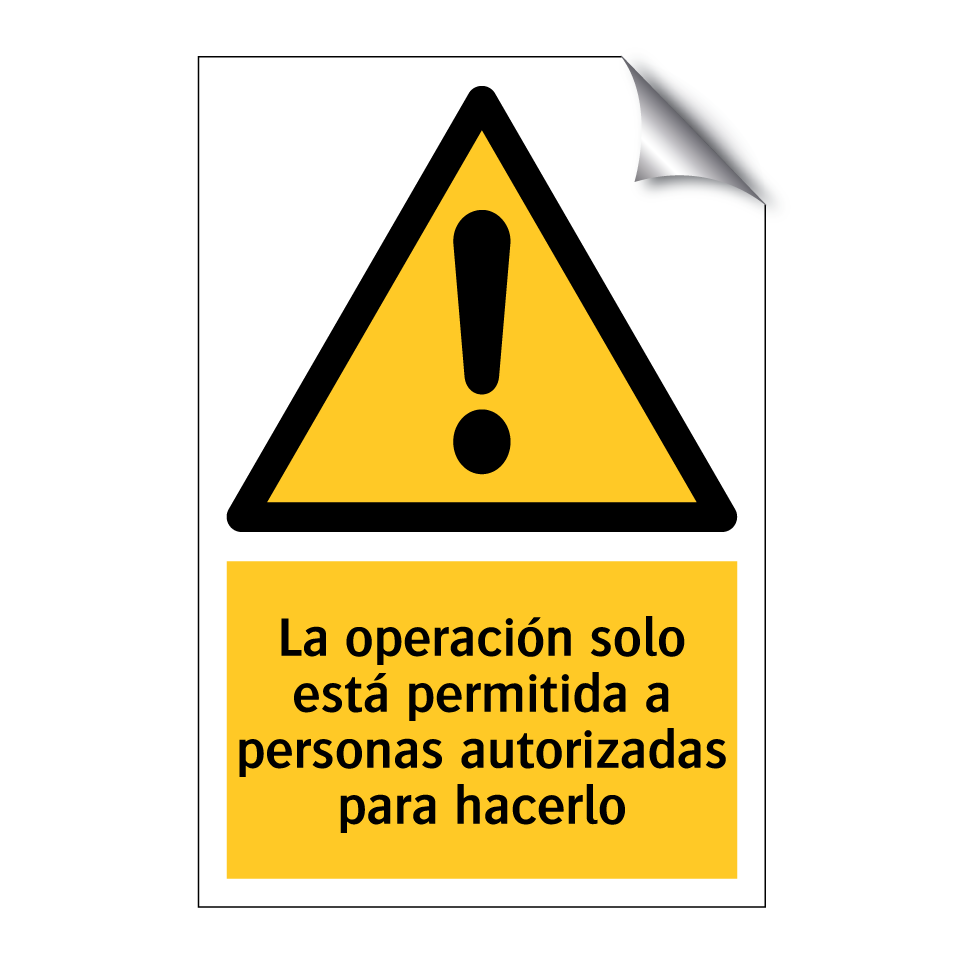 La operación solo está permitida a personas autorizadas para hacerlo