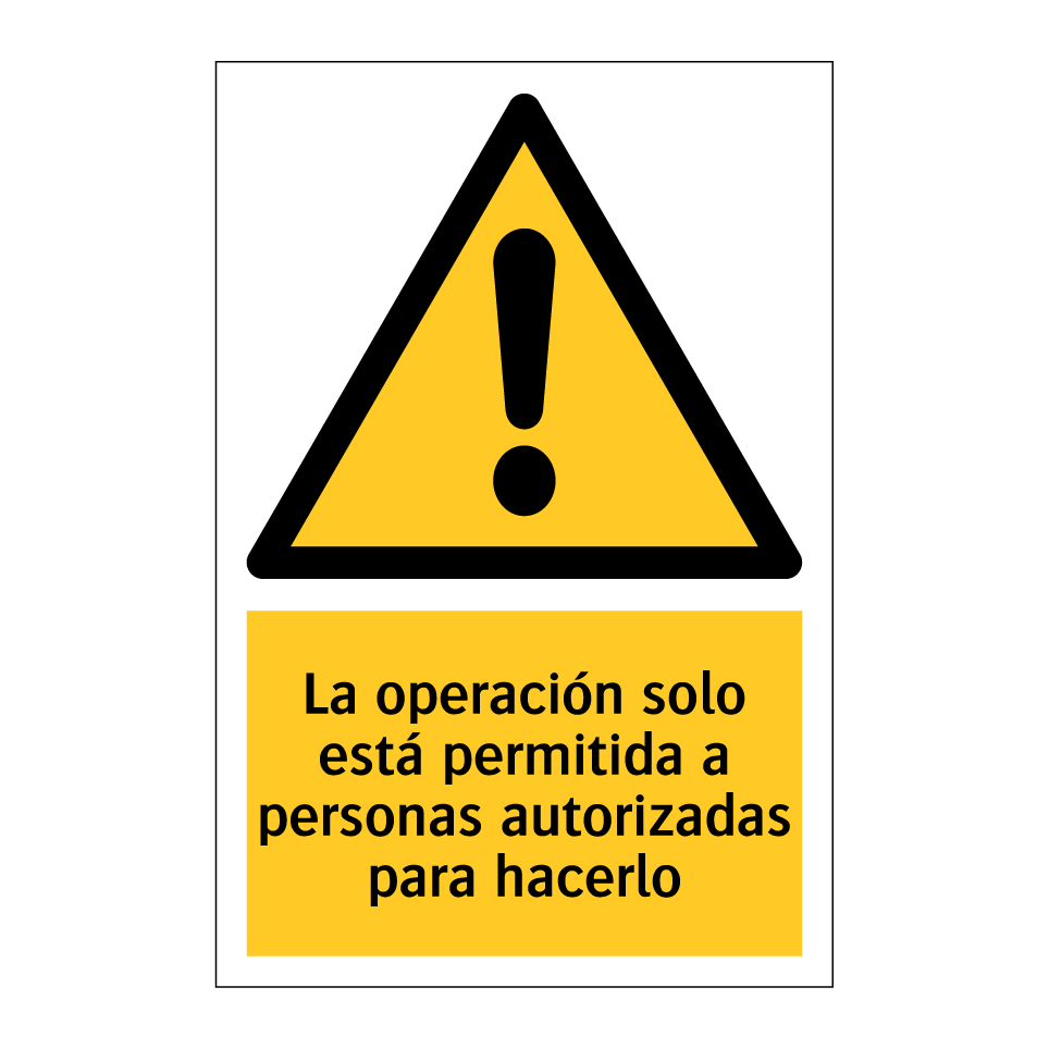 La operación solo está permitida a personas autorizadas para hacerlo