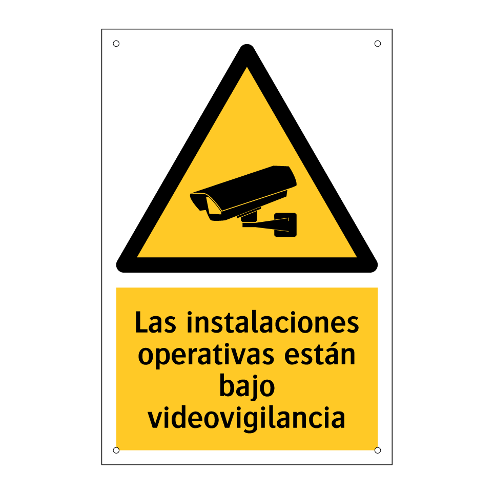 Las instalaciones operativas están bajo videovigilancia