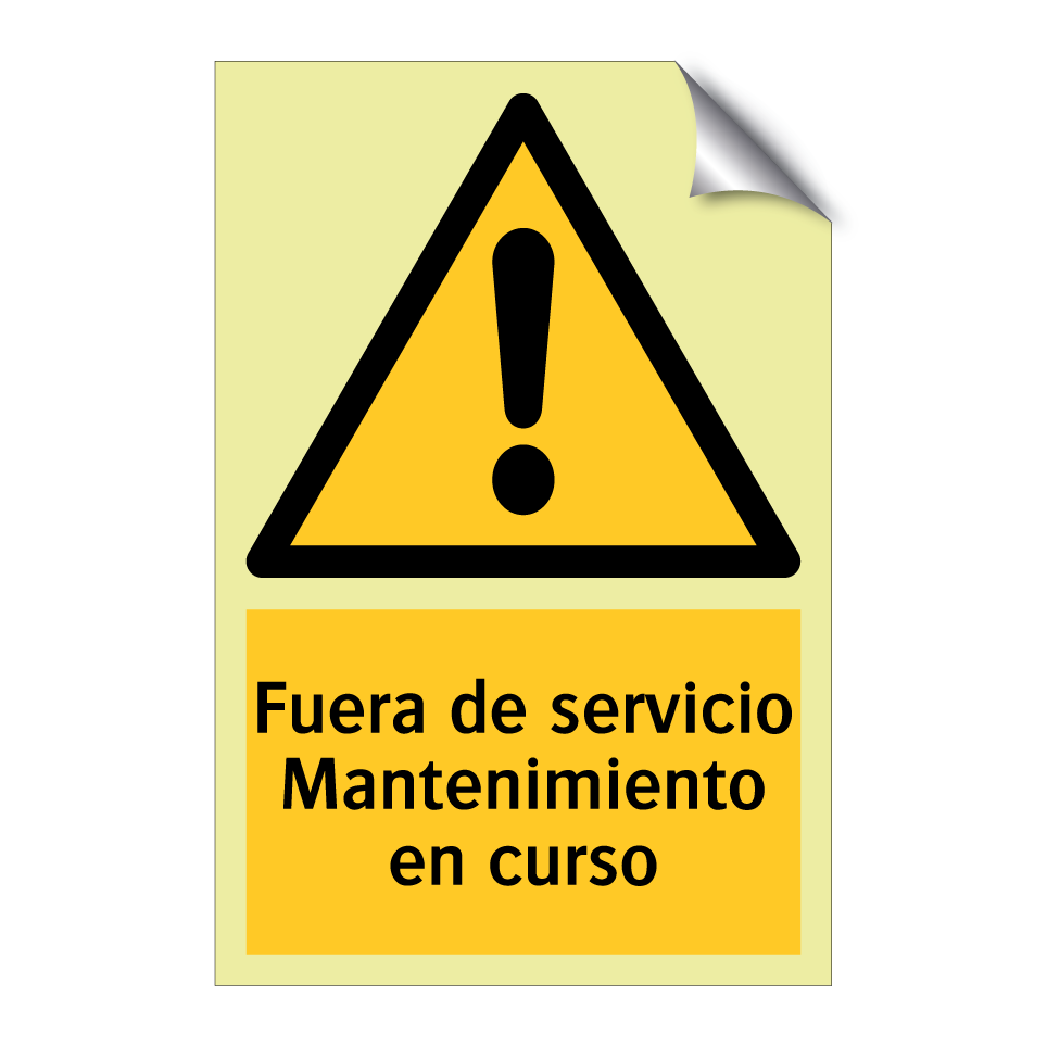 Fuera de servicio Mantenimiento en curso