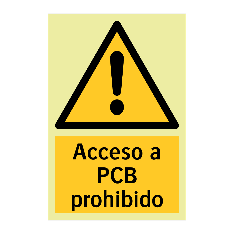Acceso a PCB prohibido
