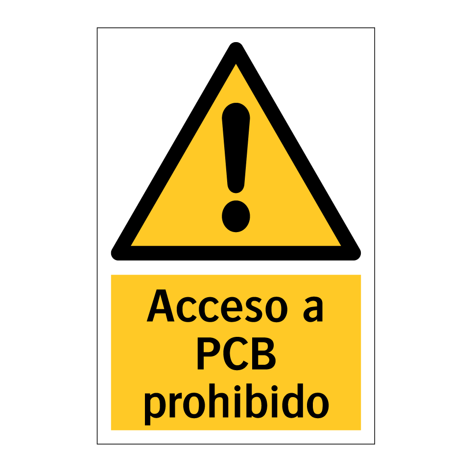 Acceso a PCB prohibido