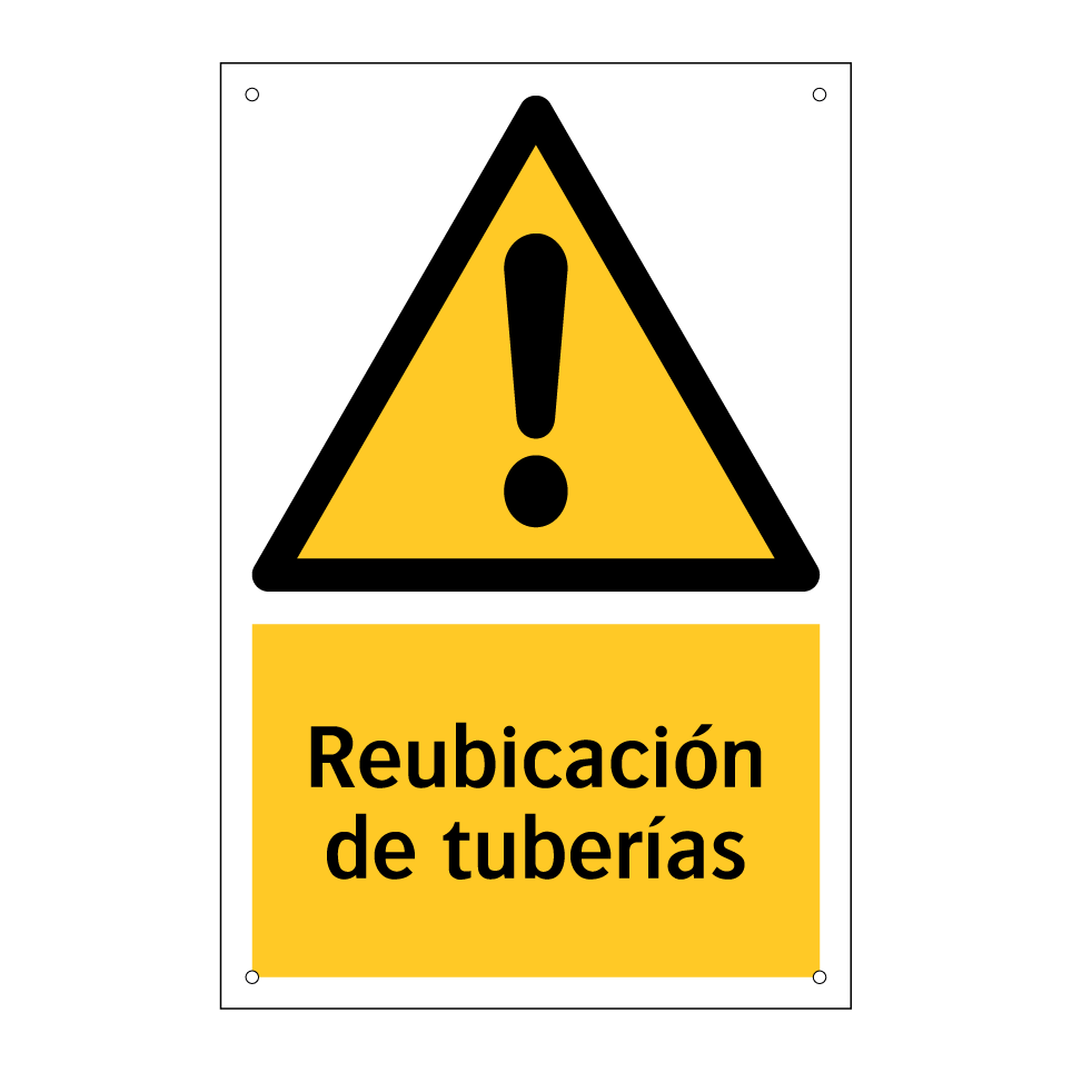 Reubicación de tuberías