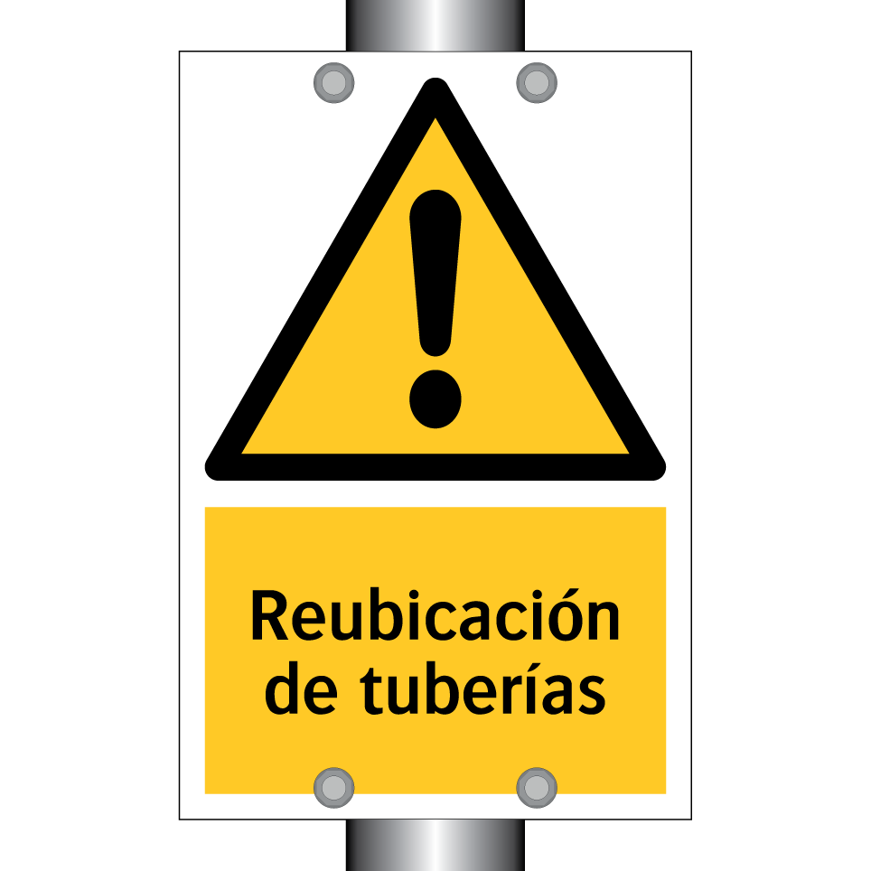 Reubicación de tuberías