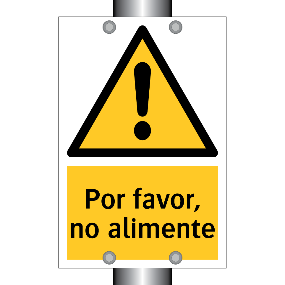 Por favor, no alimente