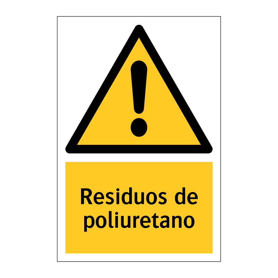 Residuos de poliuretano