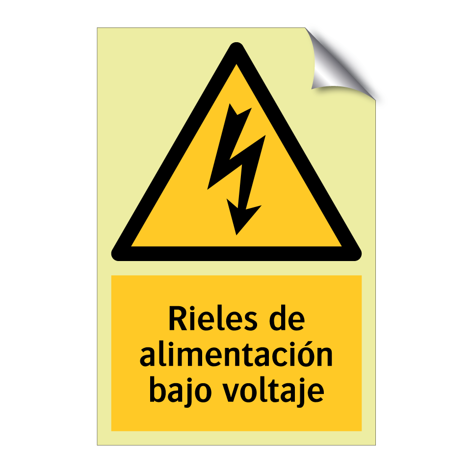 Rieles de alimentación bajo voltaje