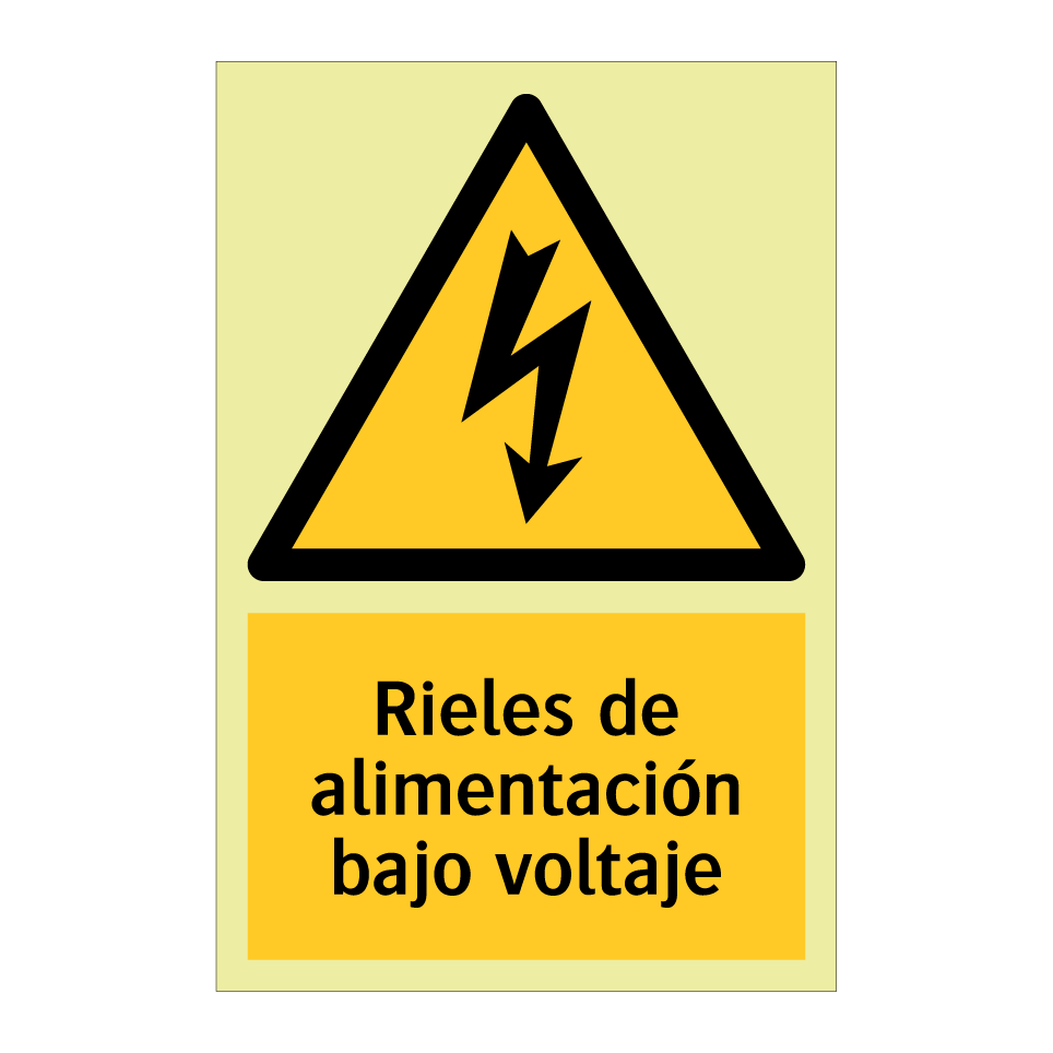 Rieles de alimentación bajo voltaje