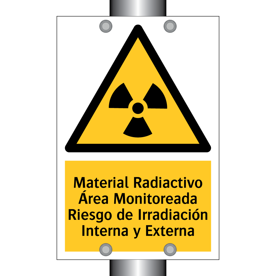 Material Radiactivo Área Monitoreada Riesgo de Irradiación Interna y Externa
