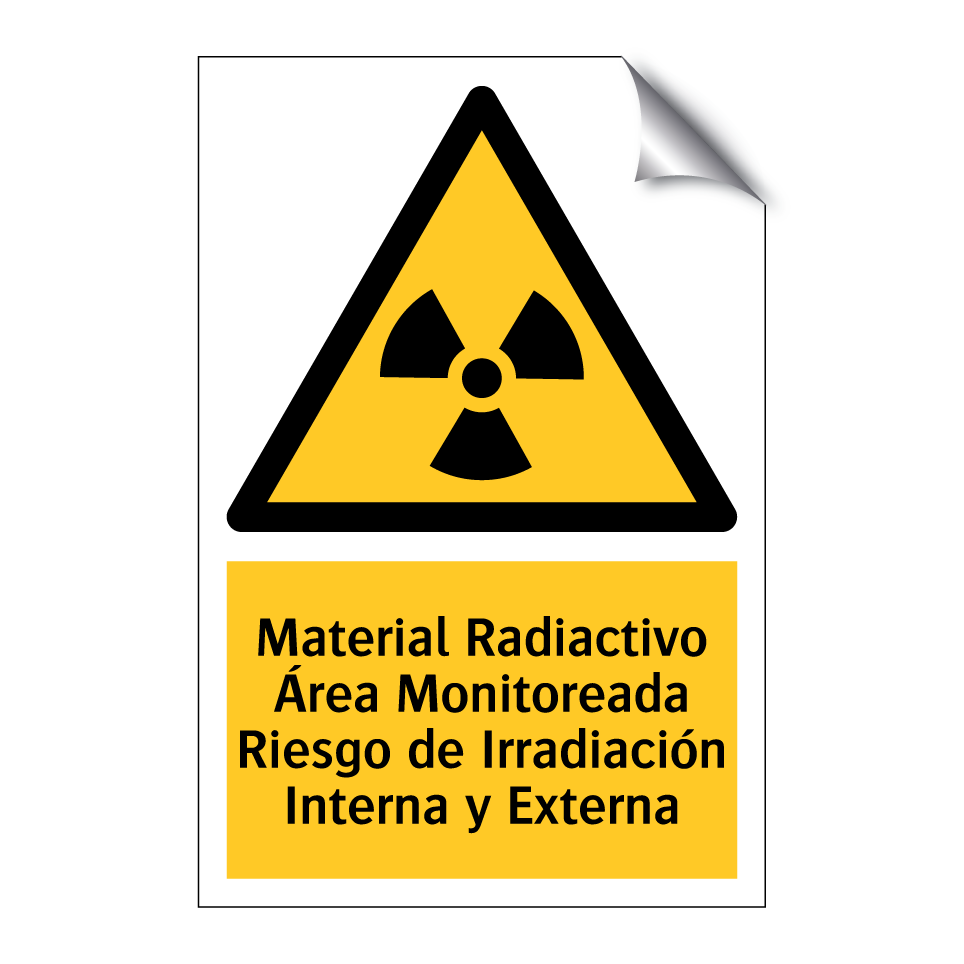 Material Radiactivo Área Monitoreada Riesgo de Irradiación Interna y Externa
