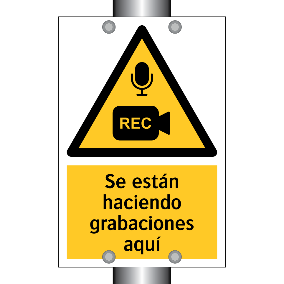 Se están haciendo grabaciones aquí