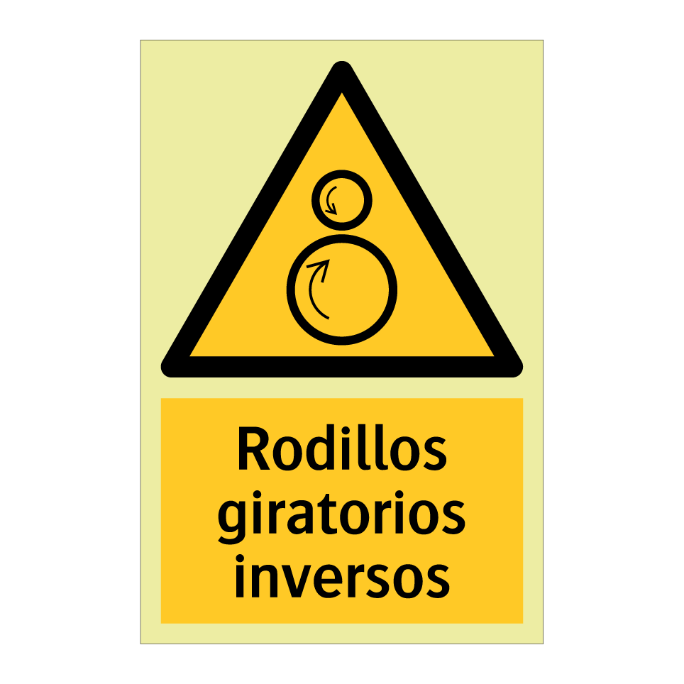Rodillos giratorios inversos