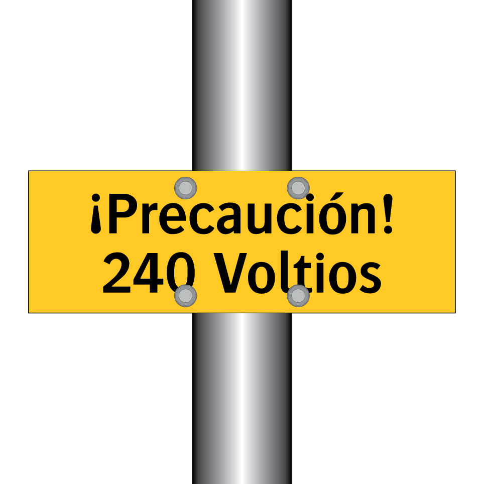 ¡Precaución! 240 Voltios