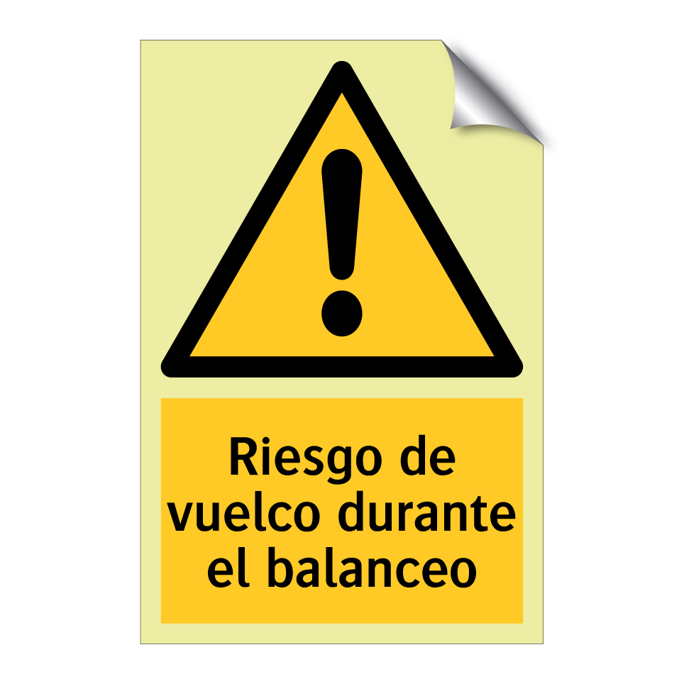 Riesgo de vuelco durante el balanceo