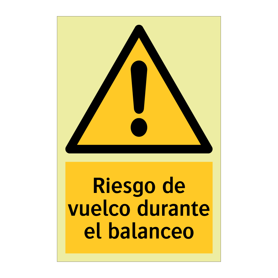 Riesgo de vuelco durante el balanceo