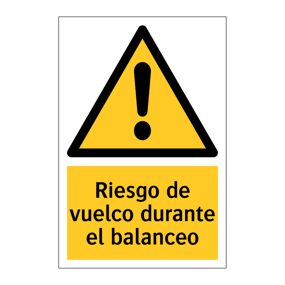 Riesgo de vuelco durante el balanceo
