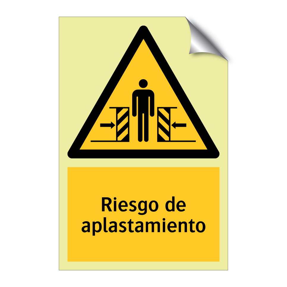 Riesgo de aplastamiento