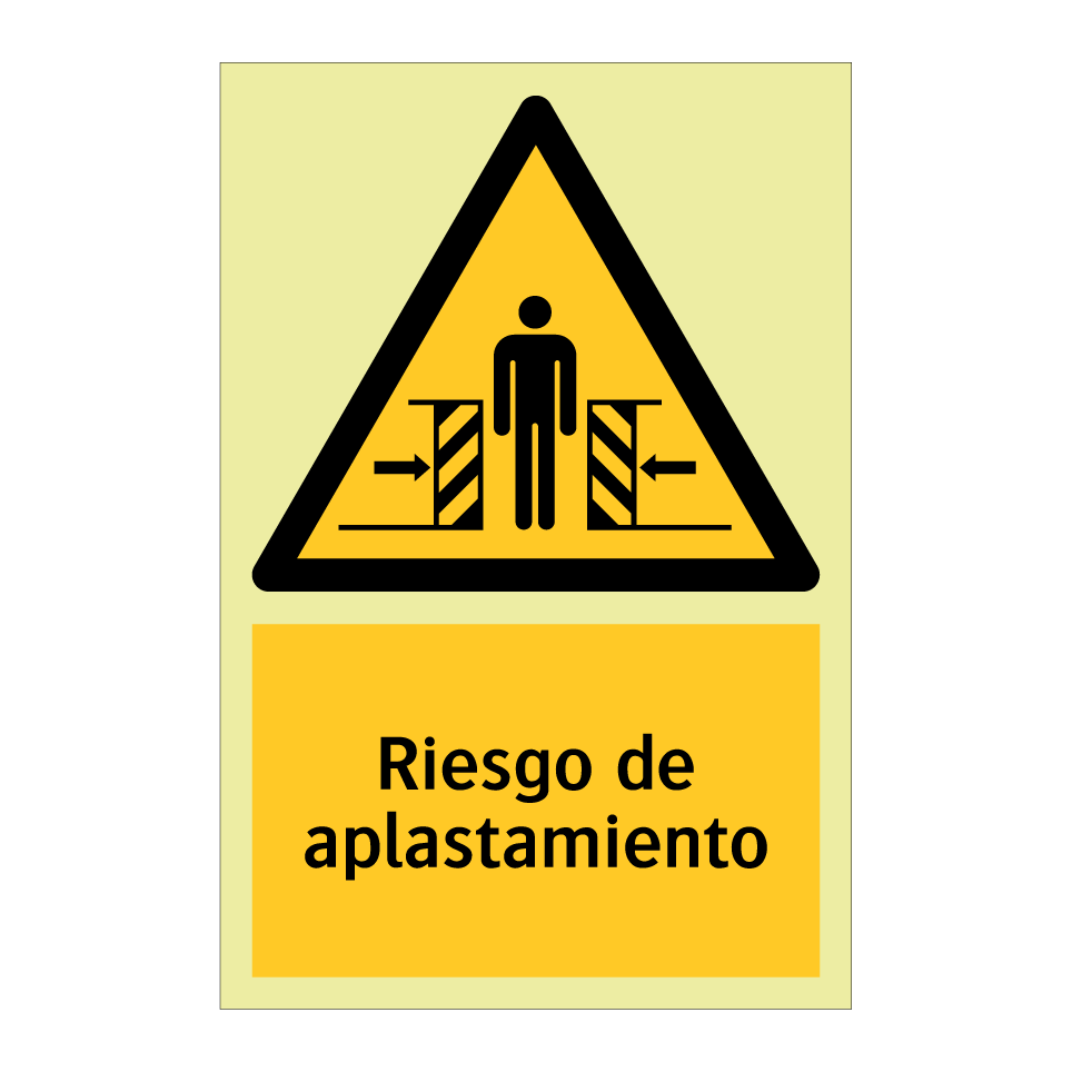 Riesgo de aplastamiento
