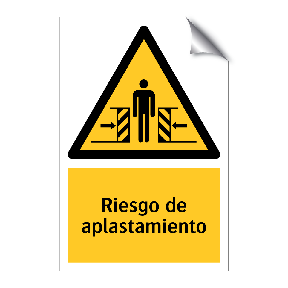 Riesgo de aplastamiento