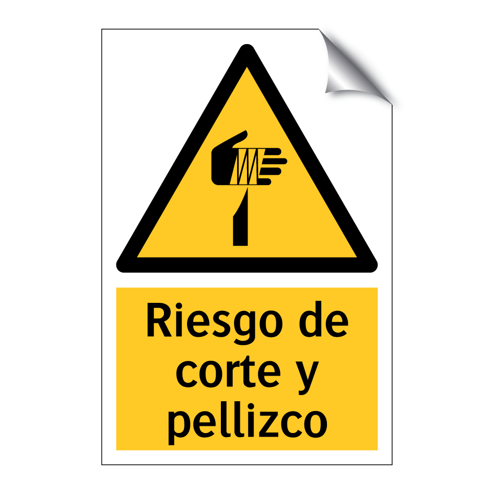 Riesgo de corte y pellizco
