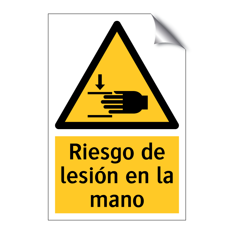 Riesgo de lesión en la mano