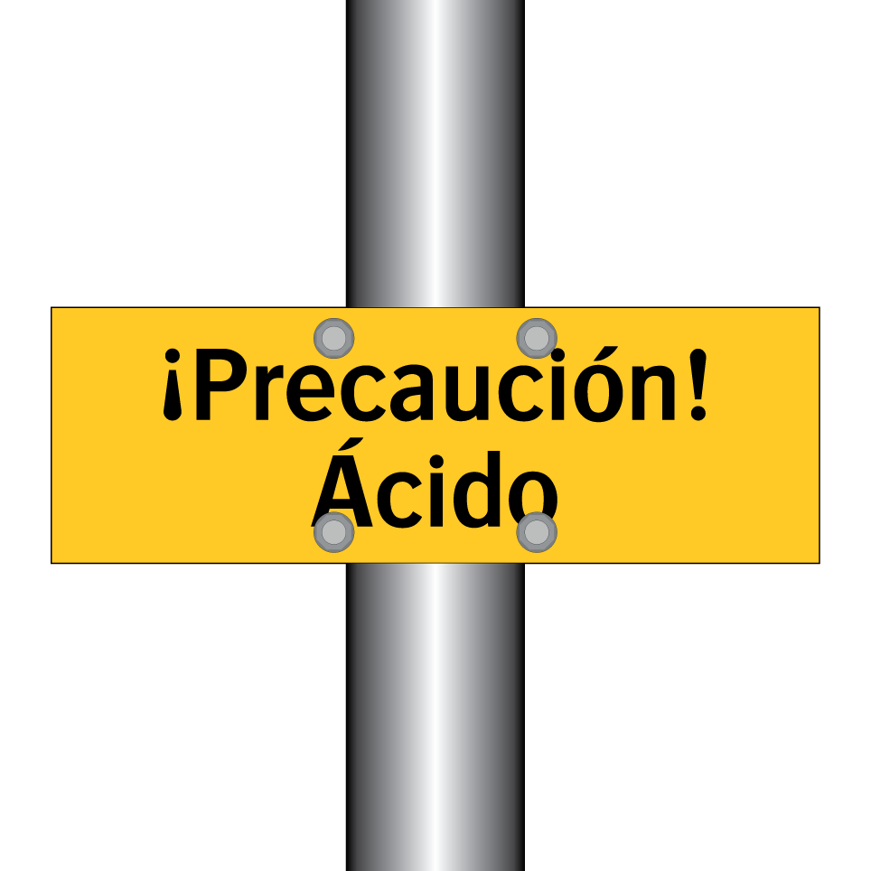 ¡Precaución! Ácido