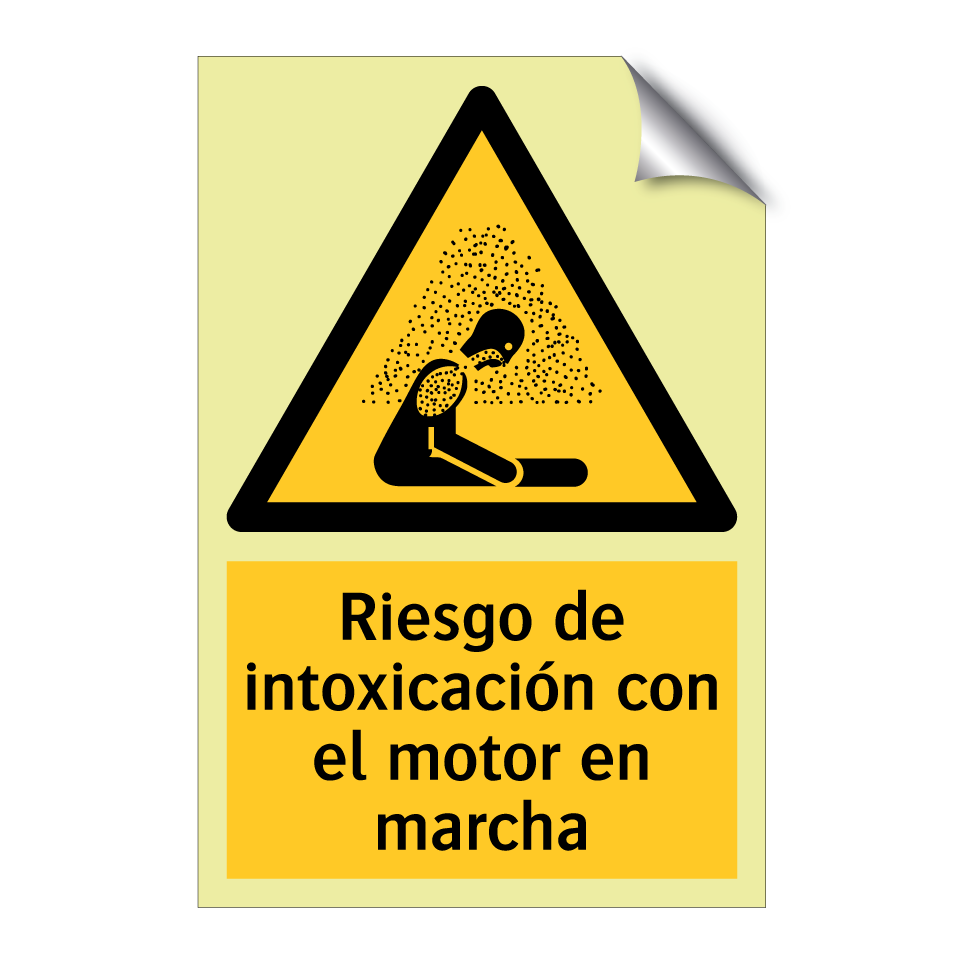 Riesgo de intoxicación con el motor en marcha