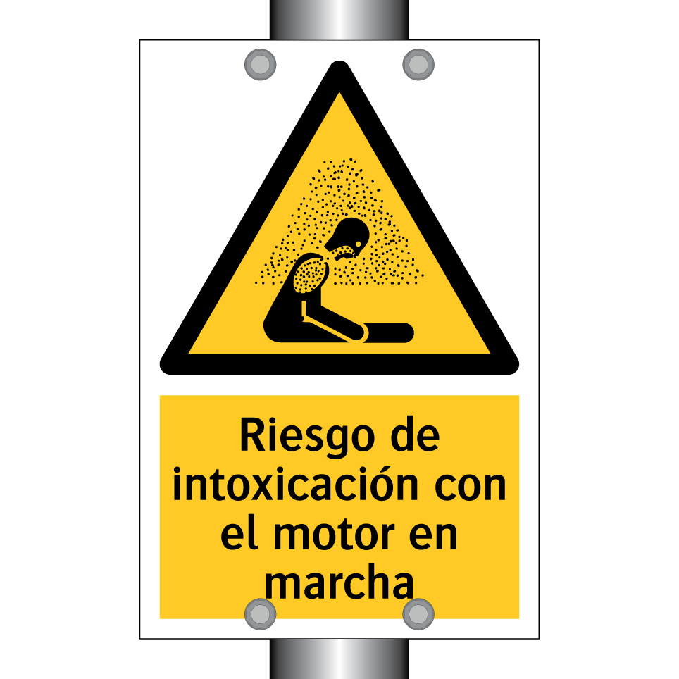 Riesgo de intoxicación con el motor en marcha